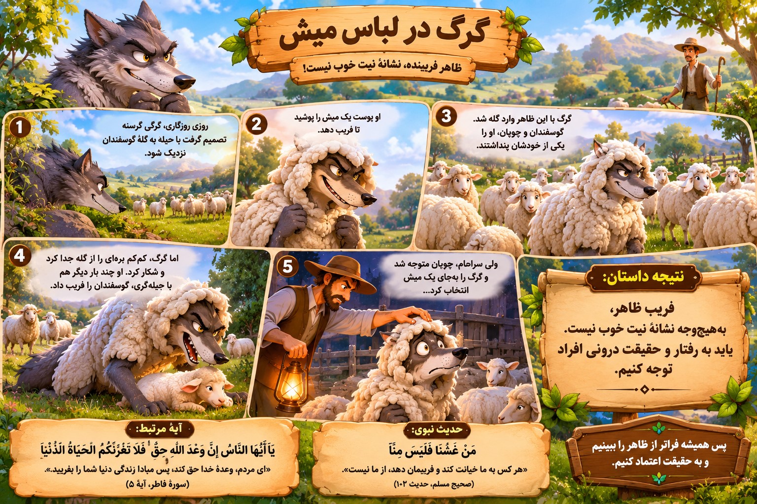 گرگی در لباس میش!